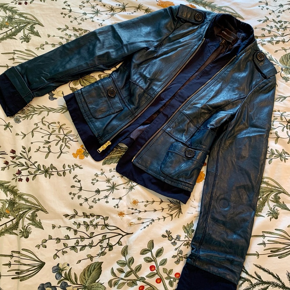 BCBG LEATHER JACKET